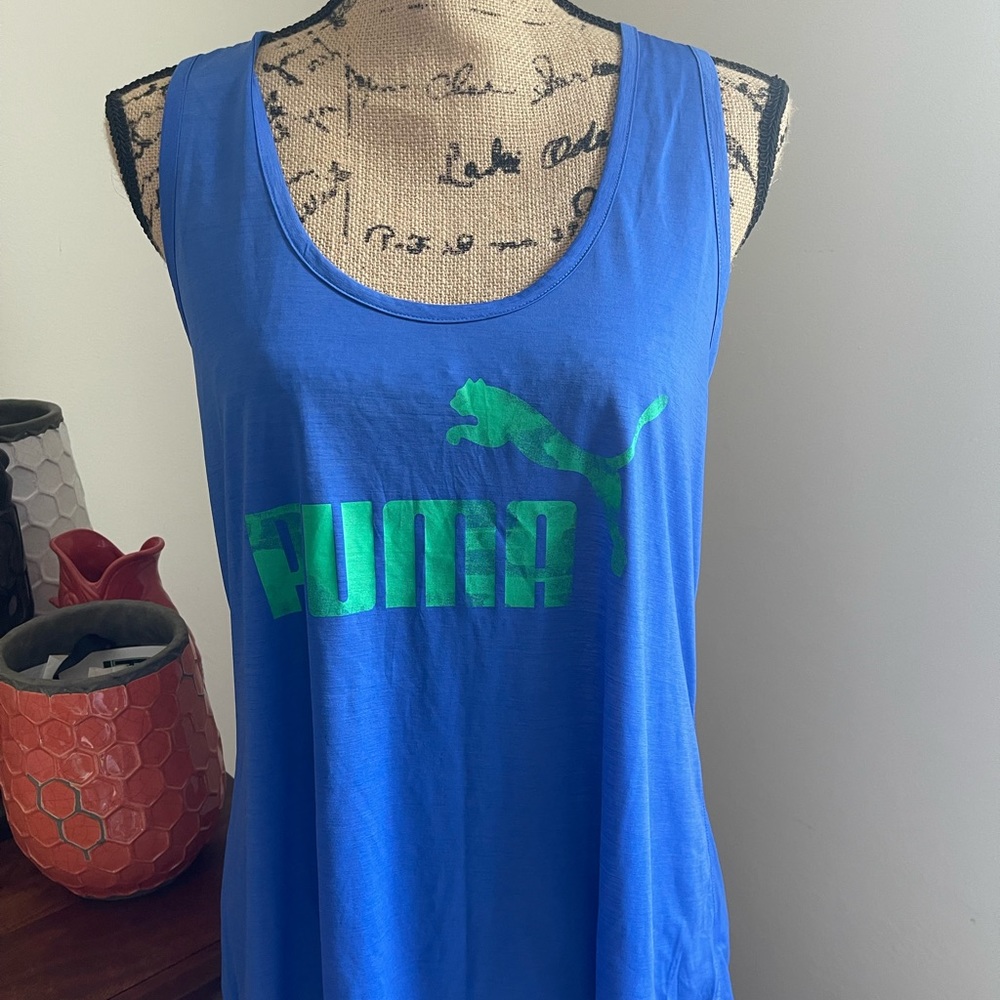NWOT Puma Blue Layering Tank Top